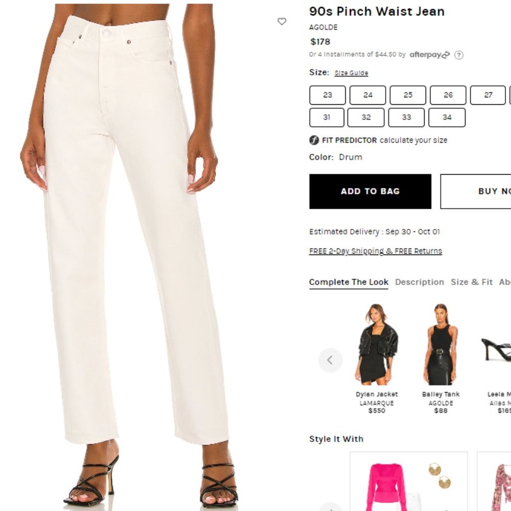 Agolde 90s Pinch Waist Jeans